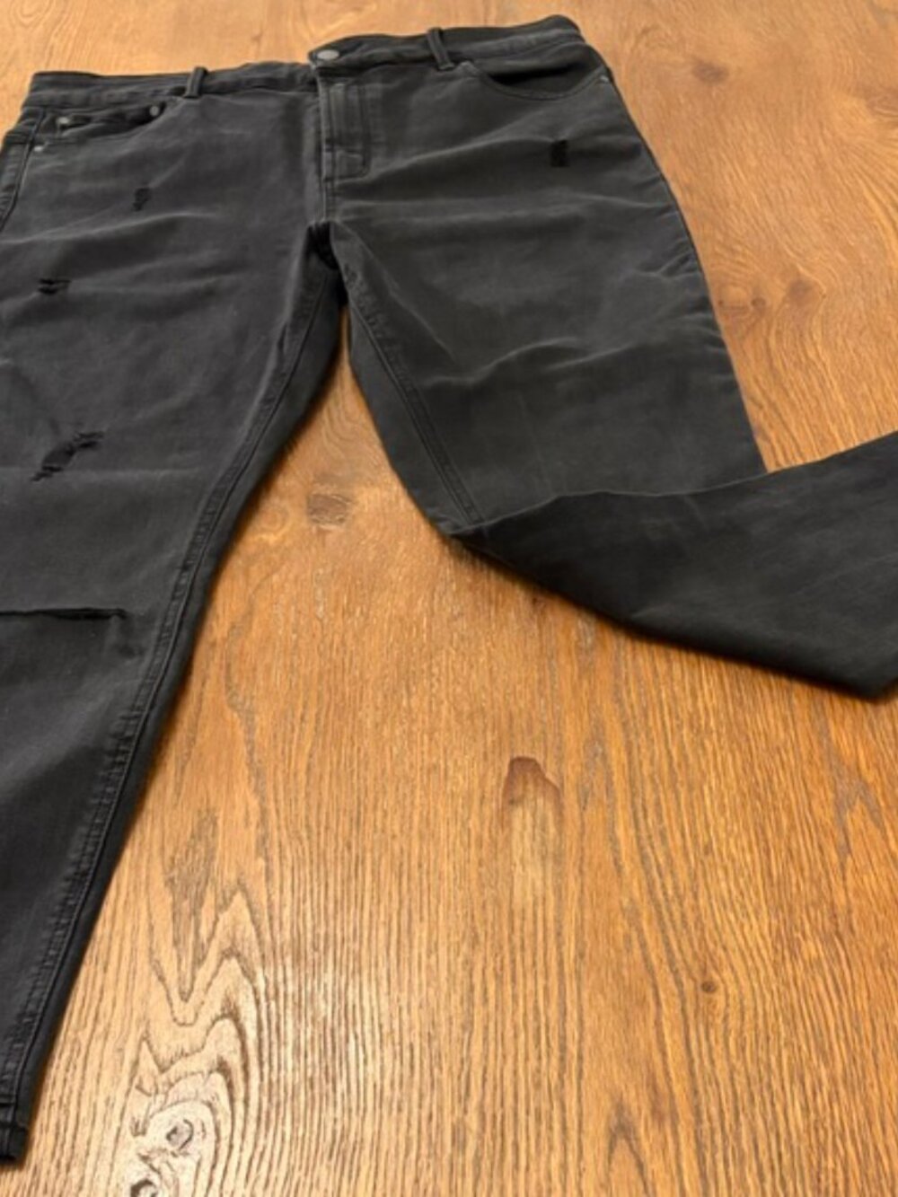 AFRM black denim jeans